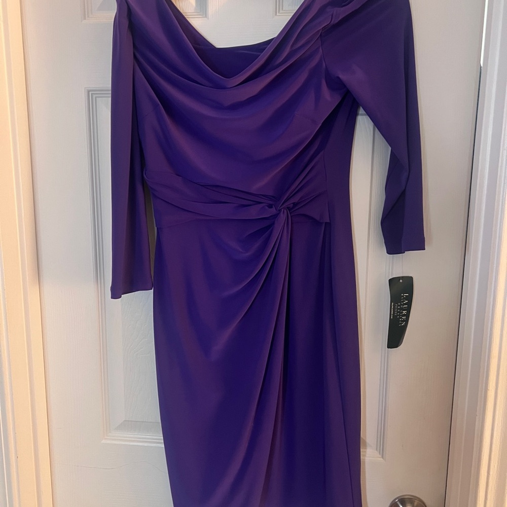 Elegant Purple Women's Dress